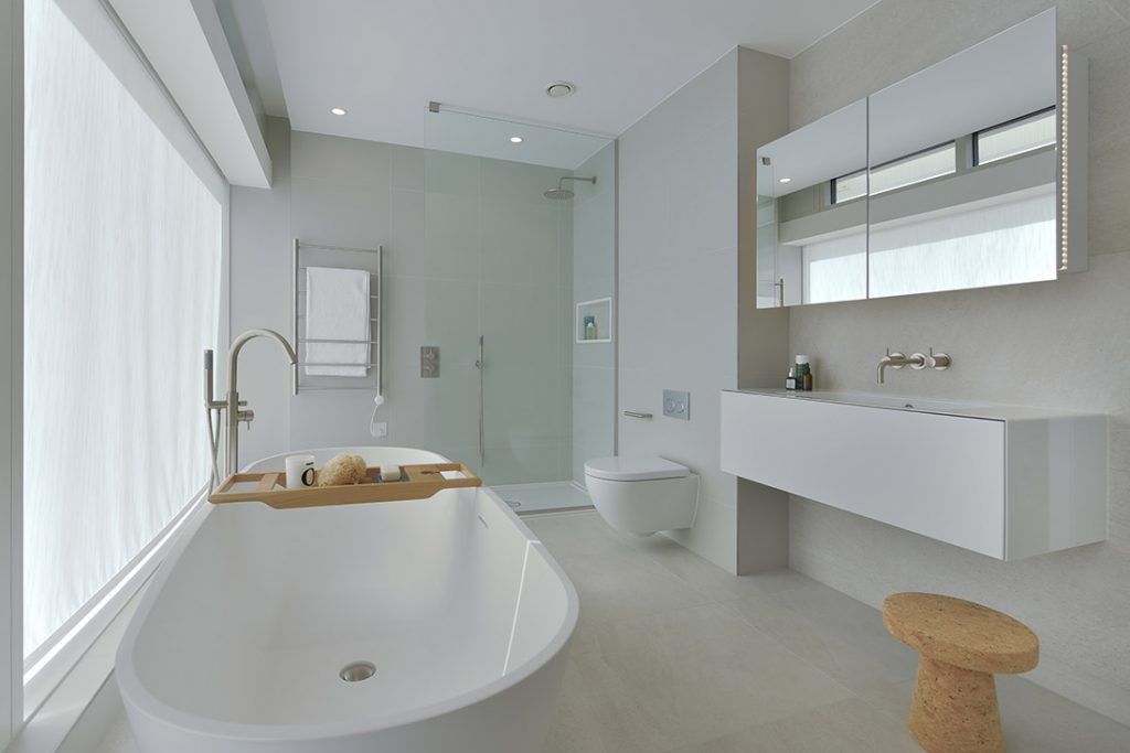 neutral tones bathroom photography London