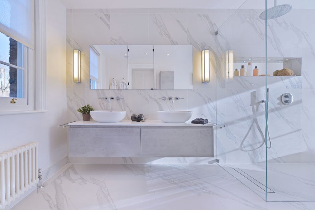 luxury bathroom interior design photography