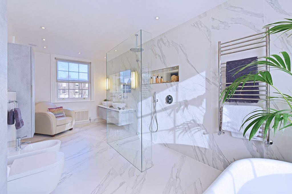 luxury bathroom interior design photography