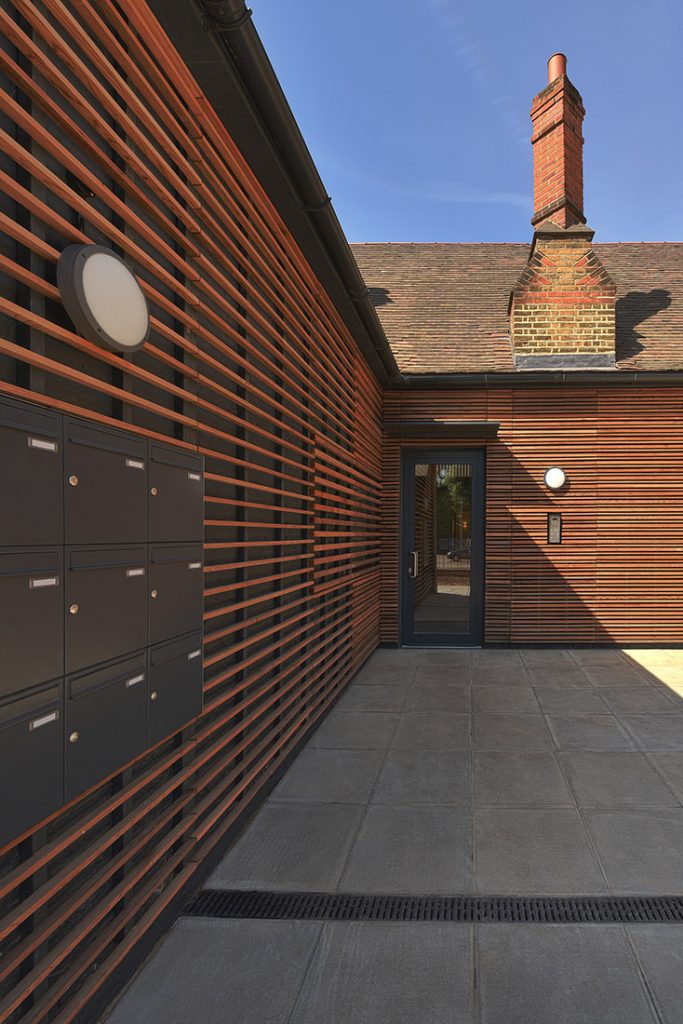 Exterior building photography of a recent architectural project in London.