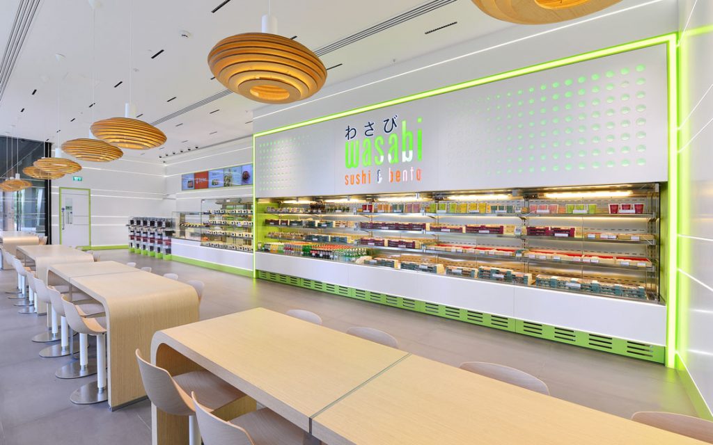 London Retail Photography for Wasabi who provide convenience food. Restaurant