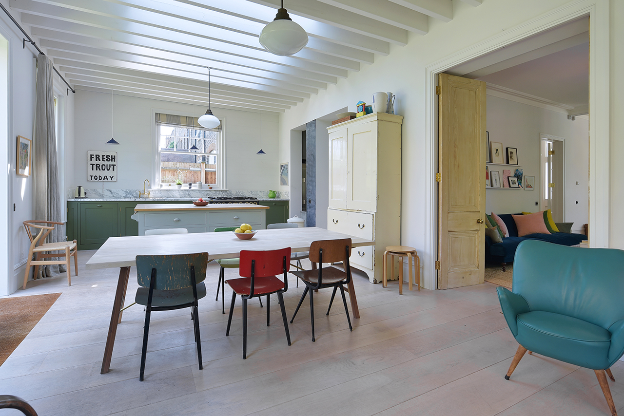 cosy white and cream kitchen interior design