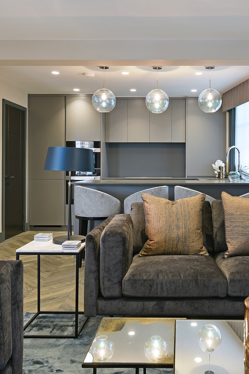 modern London apartment interior