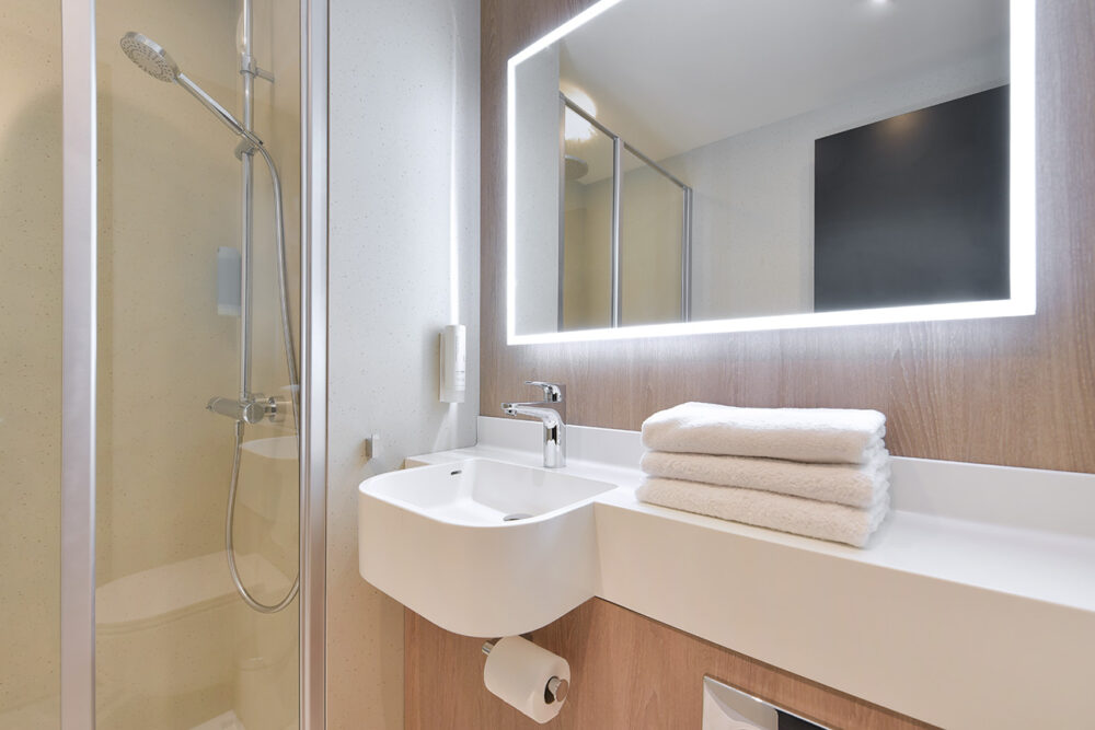bathroom at hotel ensuite