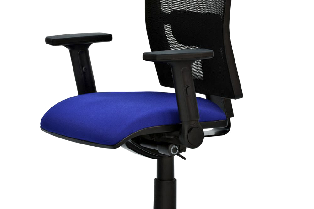 product photo of blue office chair