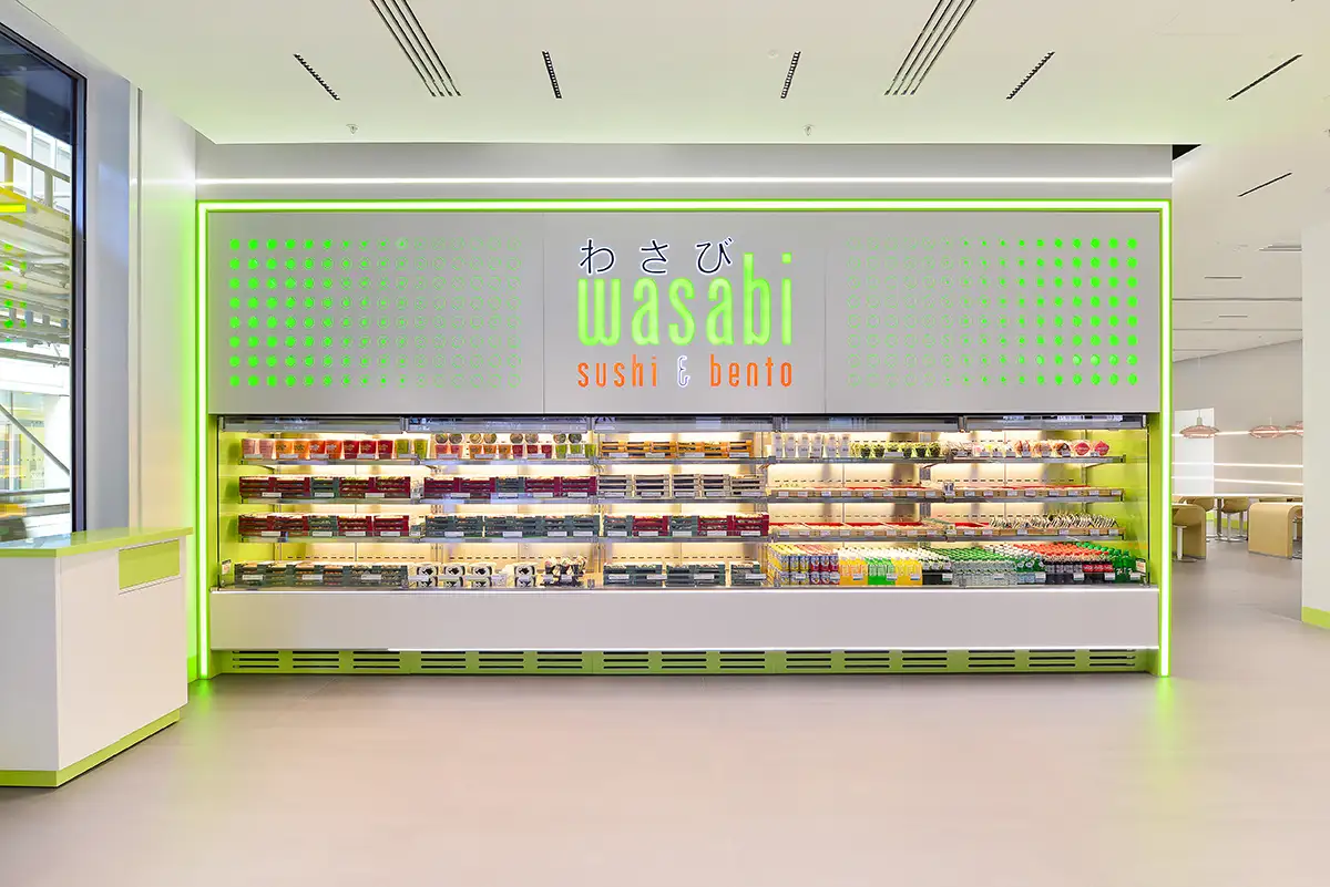 Wasabi restaurant interior photography