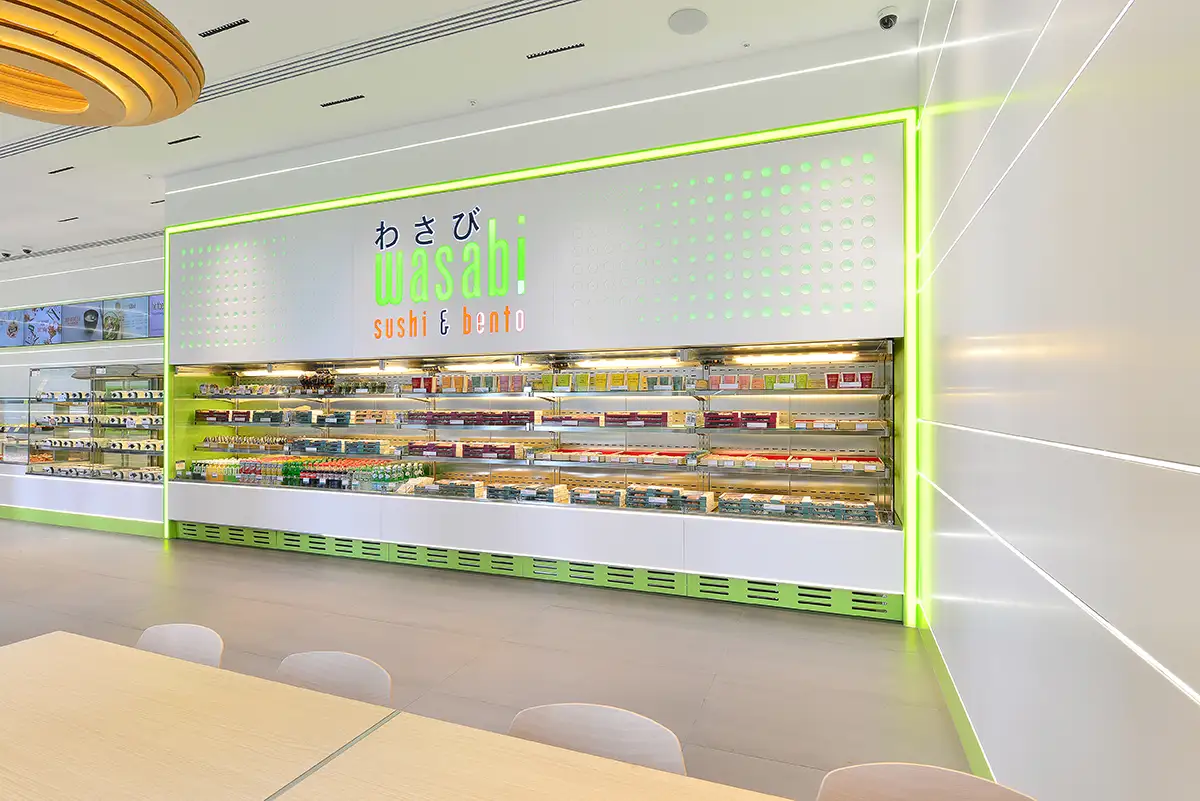 Wasabi restaurant interior photography