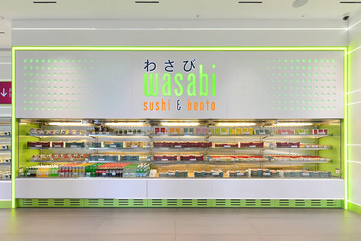 Wasabi restaurant interior photography