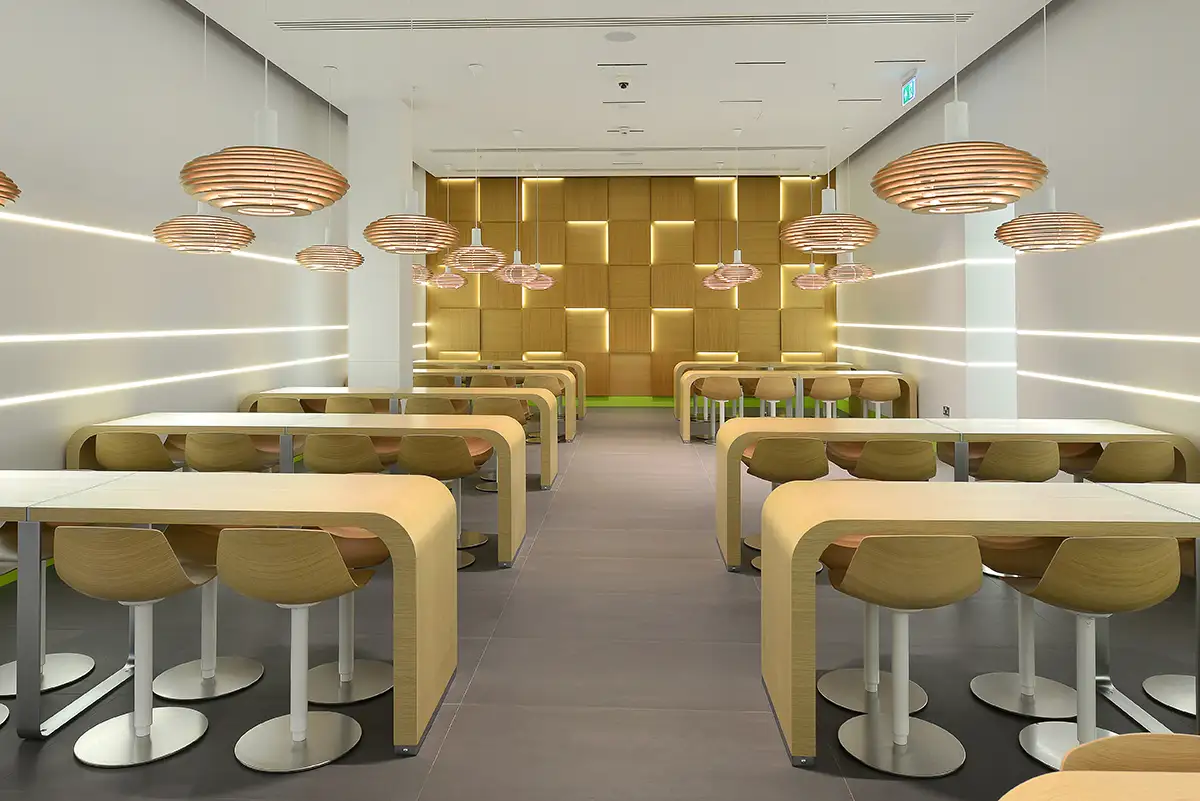 Wasabi restaurant interior photography