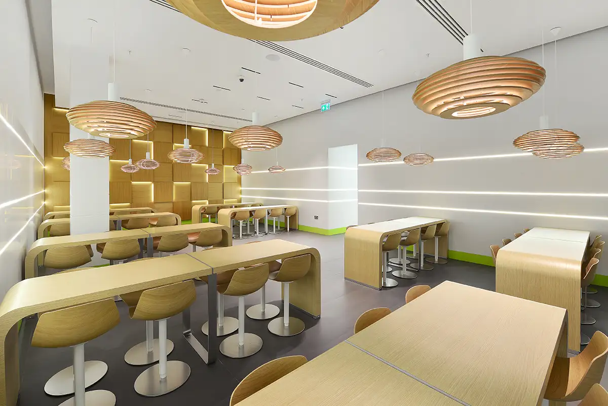 Wasabi restaurant interior photography