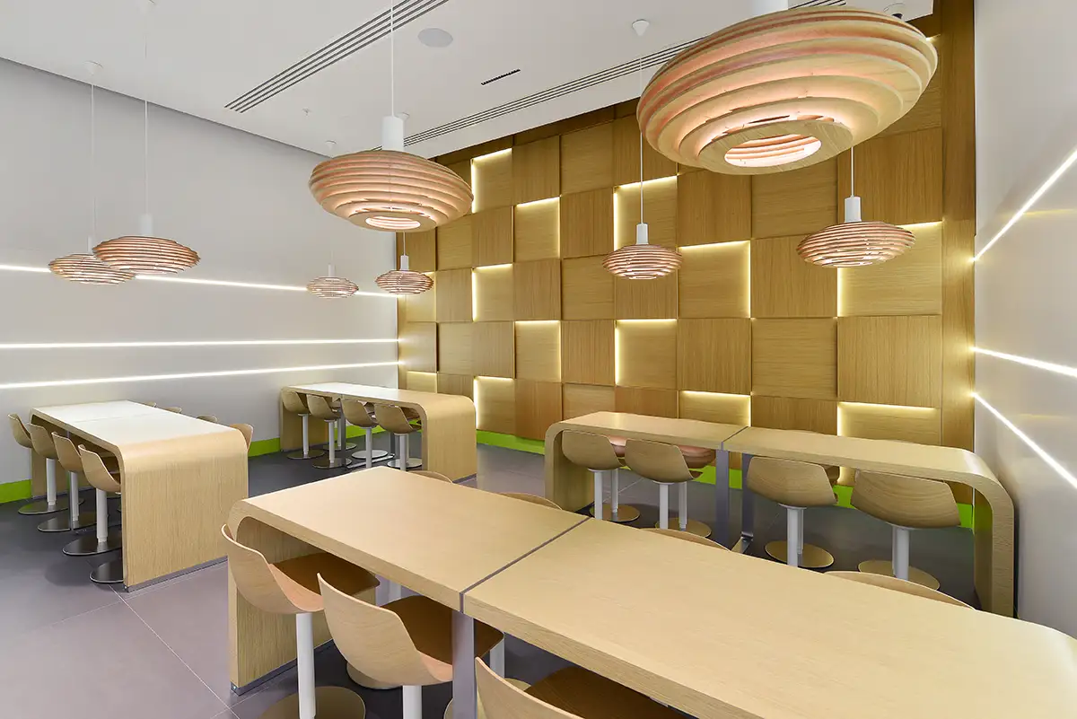 Wasabi restaurant interior photography