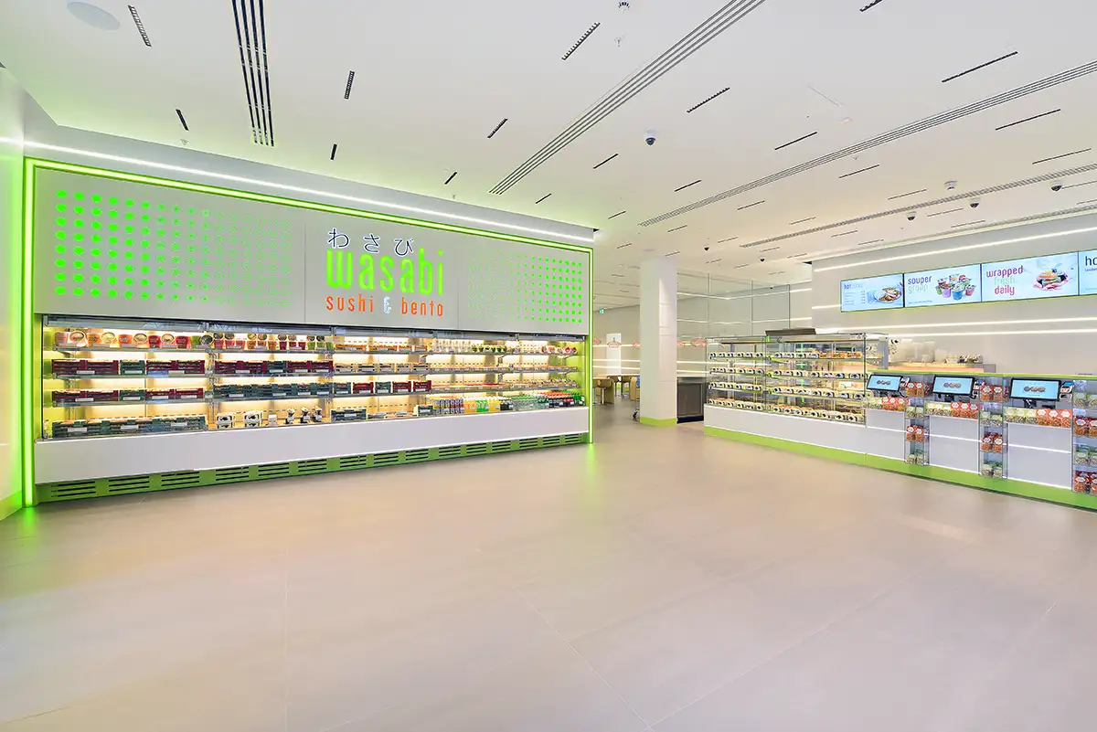 Wasabi restaurant interior photography